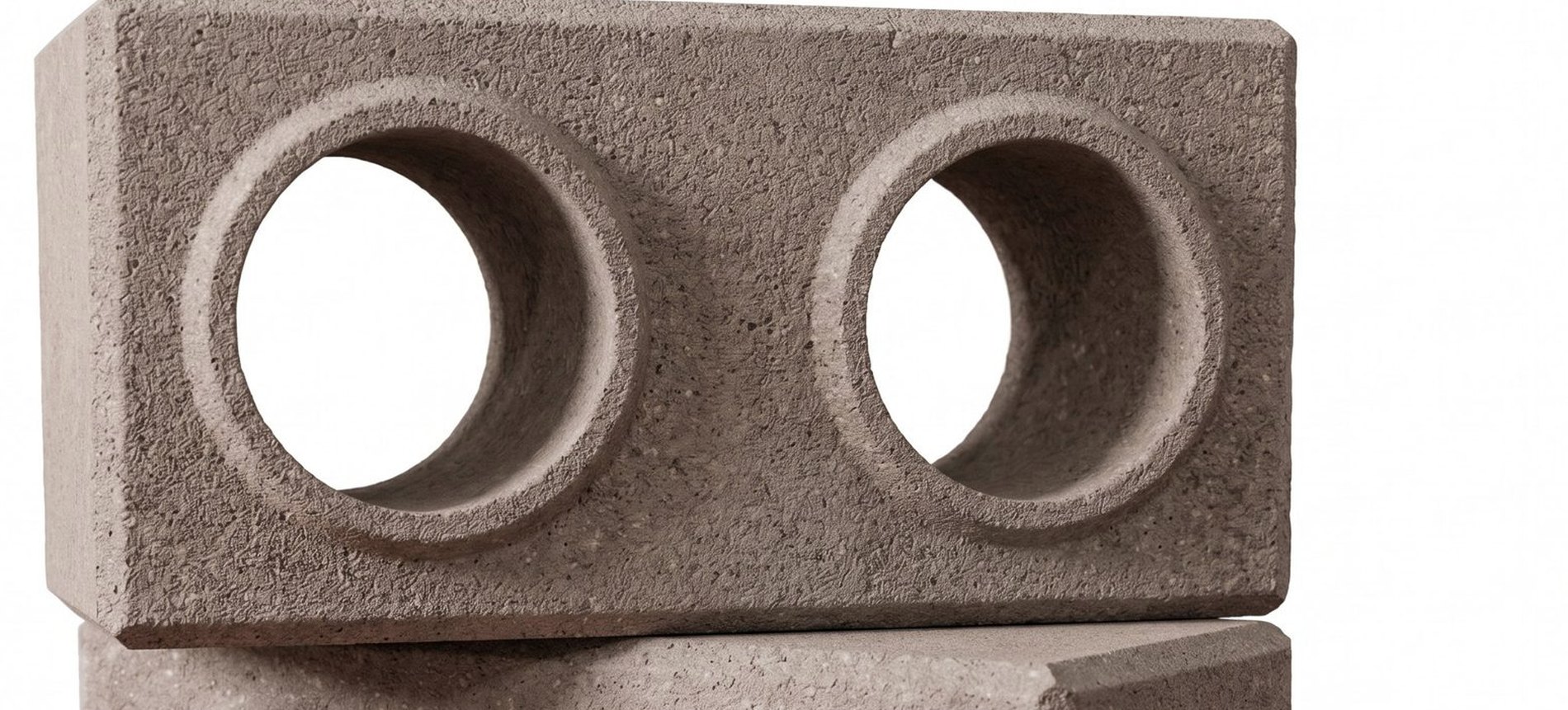 Detalle del BTC Hueco Encastrable: textura mineral y perforaciones