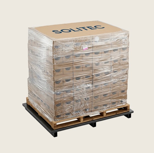 Pallet de BTC listo para despacho
